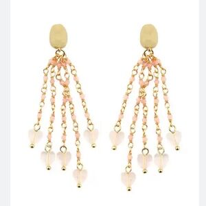 Panacea  Stone Tassel Drop Earrings